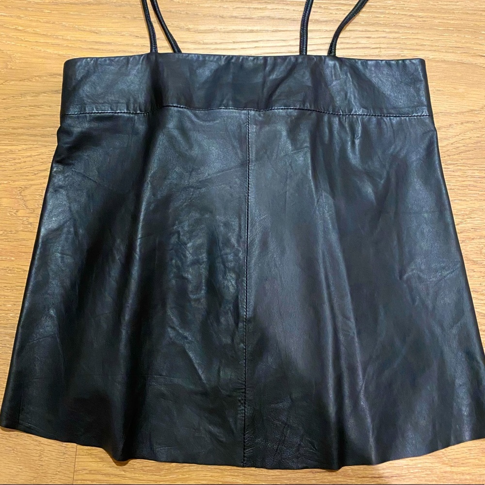 ATM black “leather” tank
